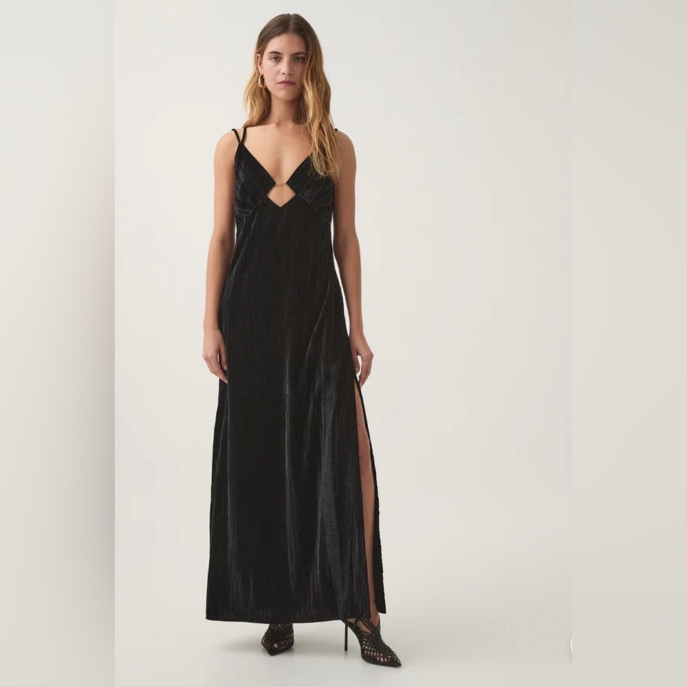 NWT AJE Moonbow Velvet Maxi Dress